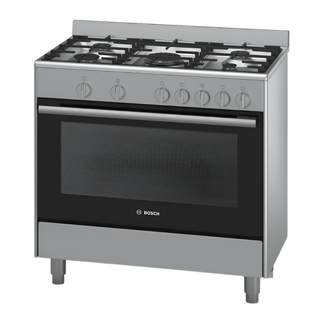 Bosch Home Kitchen Appliances Bosch Freestanding Five Burner Gas Cooker - HSG734357Z