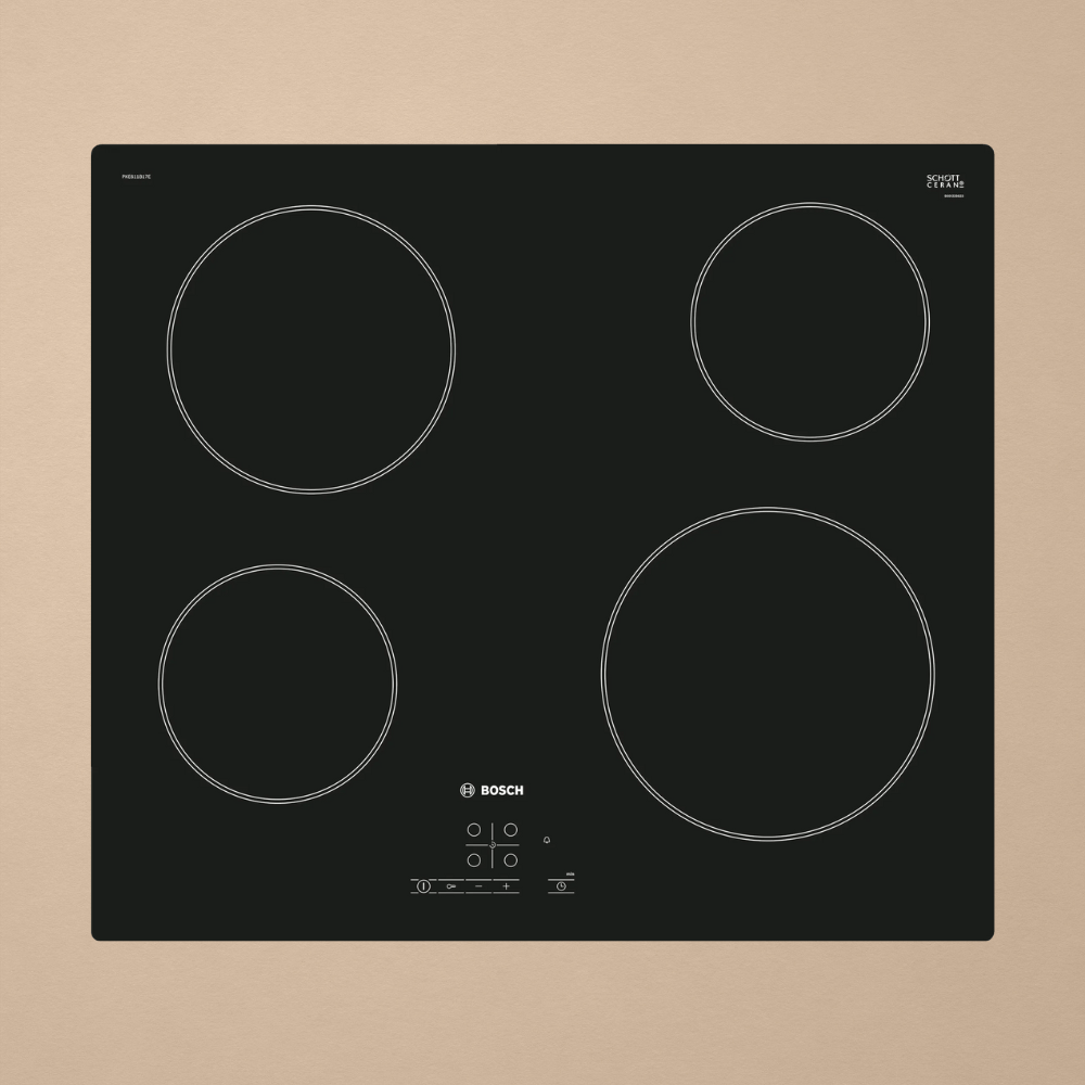 Bosch Home Kitchen Appliances Bosch Series 4 Electric Hob 60cm - PKE611B17E