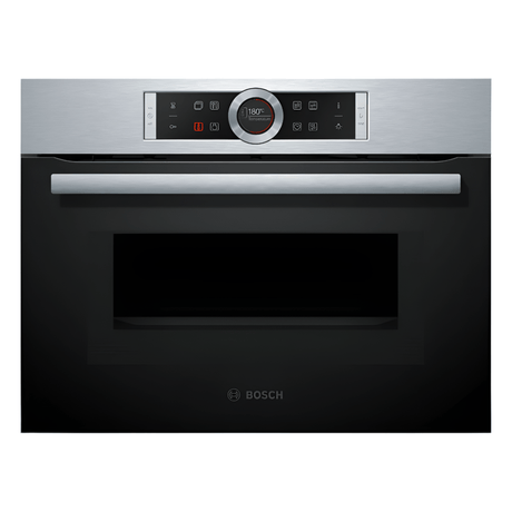 Bosch Home Kitchen Appliances Bosch Series 8 Built-In Compact Oven With Microwave 900W - CMG633BS1B