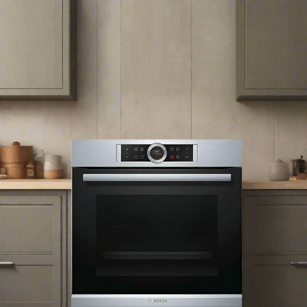 Bosch Home Kitchen Appliances Bosch Series 8 Built-In Stainless Steel Oven 60x60cm - HBG634BS1B