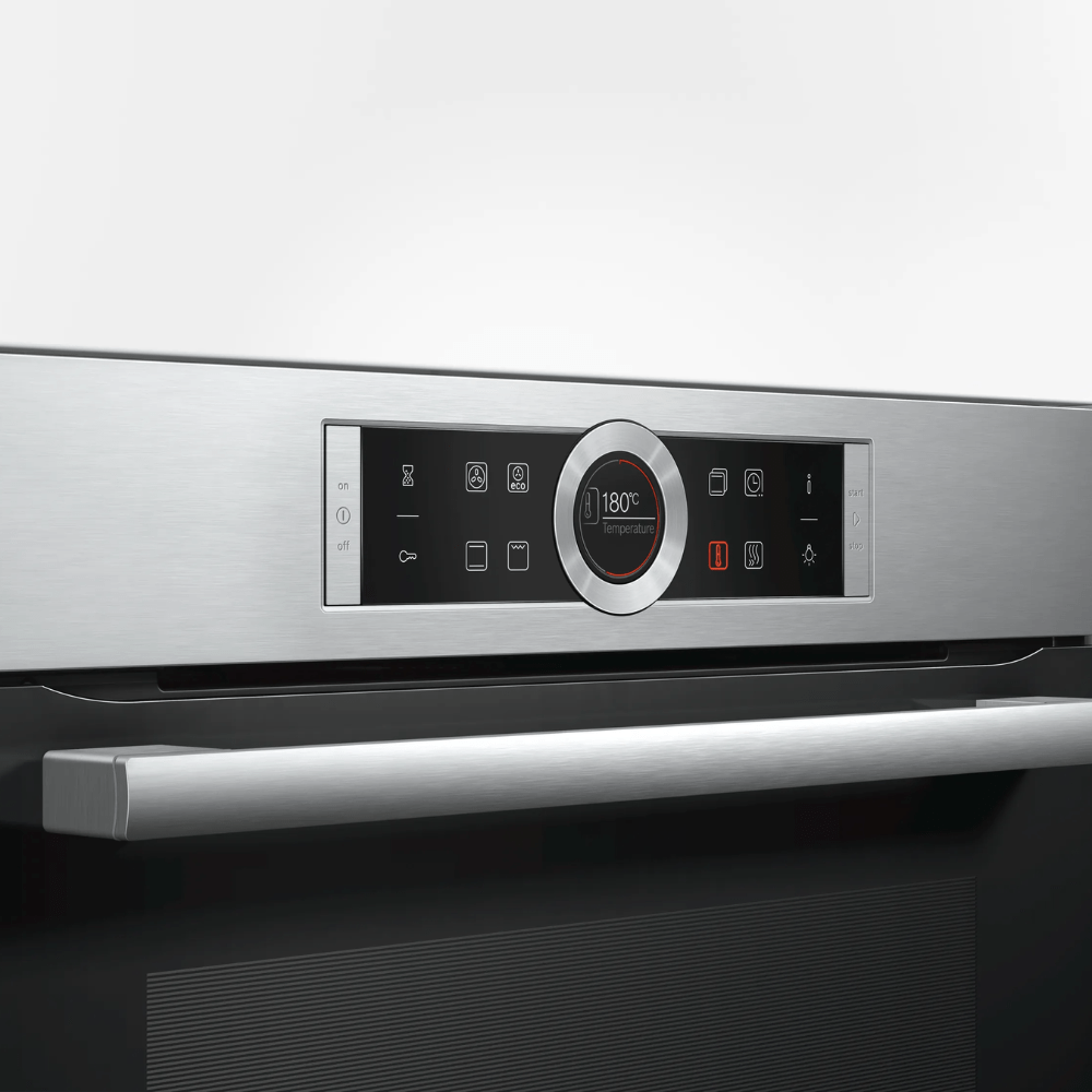 Bosch Home Kitchen Appliances Bosch Series 8 Built-In Stainless Steel Oven 60x60cm - HBG634BS1B