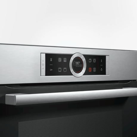 Bosch Home Kitchen Appliances Bosch Series 8 Built-In Stainless Steel Oven 60x60cm - HBG634BS1B