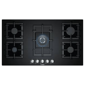 Bosch Home Kitchen Appliances Bosch Tempered Glass Gas Hob 90cm - PPQ9B6090M