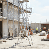 Cagsan Ladder & Access Equipment Cagsan 3-Section Combination Aluminium Ladder for A-Frame & Extension Use | TrioCombi Series