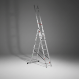 Cagsan Ladder & Access Equipment Cagsan 3-Section Combination Aluminium Ladder for A-Frame & Extension Use | TrioCombi Series