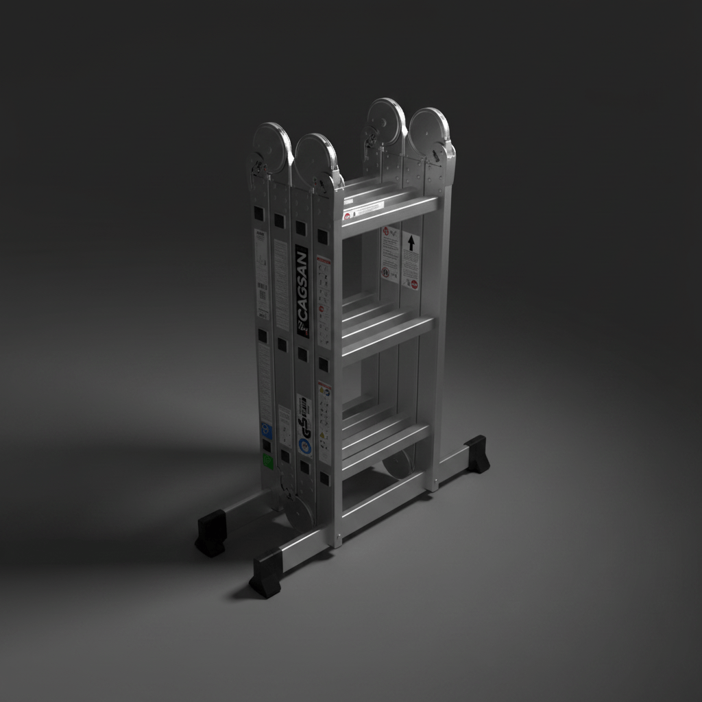 Cagsan Ladder & Access Equipment Cagsan 4-in-1 Multi-Purpose Aluminium Ladder with Platform Position | Quadro Series