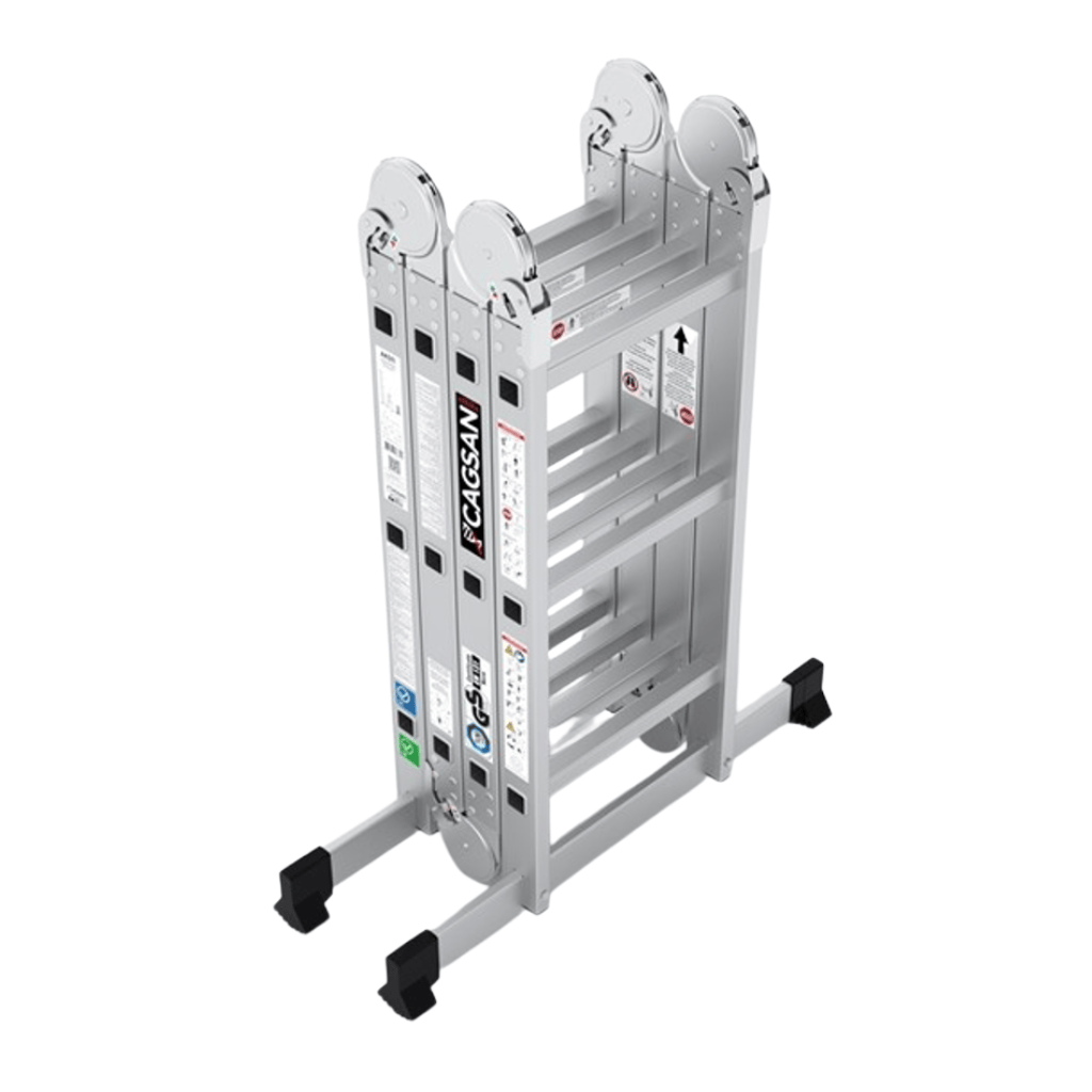 Cagsan Ladder & Access Equipment Cagsan 4-in-1 Multi-Purpose Aluminium Ladder with Platform Position | Quadro Series