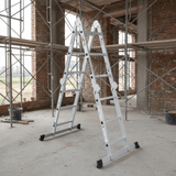 Cagsan Ladder & Access Equipment Cagsan 4-Section Multi-Purpose Folding Aluminium Ladder | Hercules Series