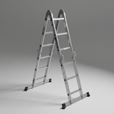 Cagsan Ladder & Access Equipment Cagsan 4-Section Multi-Purpose Folding Aluminium Ladder | Hercules Series