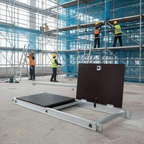 Cagsan Ladder & Access Equipment Cagsan 600 × 1746mm Non-Slip Wooden Scaffold Platform for TeleSafe S008XL - CM-PLT155X60