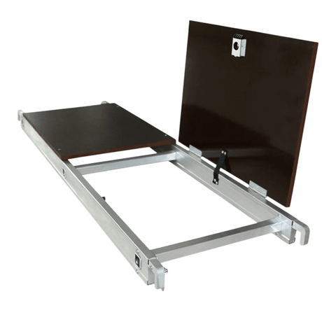 Cagsan Ladder & Access Equipment Cagsan 600 × 1746mm Non-Slip Wooden Scaffold Platform for TeleSafe S008XL - CM-PLT155X60