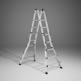 Cagsan Ladder & Access Equipment Cagsan Adjustable Multi-Purpose Folding Aluminium Ladder for Stairs | Telesky Series