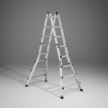 Cagsan Ladder & Access Equipment Cagsan Adjustable Multi-Purpose Folding Aluminium Ladder for Stairs | Telesky Series