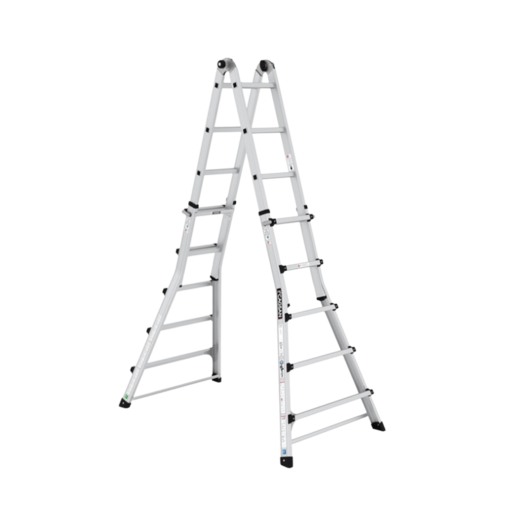 Cagsan Ladder & Access Equipment Cagsan Adjustable Multi-Purpose Folding Aluminium Ladder for Stairs | Telesky Series