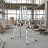 Cagsan Ladder & Access Equipment Cagsan Adjustable Multi-Purpose Folding Aluminium Ladder for Stairs | Telesky Series