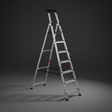 Cagsan Ladder & Access Equipment Cagsan Aluminium Platform Step Ladder with Multifunction Tool Tray | Hazar Series