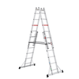 Cagsan Ladder & Access Equipment Cagsan Double-Sided Aluminium Ladder with Adjustable Side Sections | Doublex Series