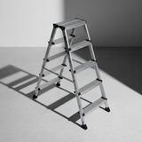 Cagsan Ladder & Access Equipment Cagsan Double-Sided Aluminium Step Ladder with 80mm Anti-Slip Treads | Olimpos Series
