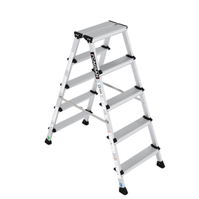 Cagsan Ladder & Access Equipment Cagsan Double-Sided Aluminium Step Ladder with 80mm Anti-Slip Treads | Olimpos Series