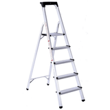 Cagsan Ladder & Access Equipment Cagsan Galvanised Steel Folding Step Ladder with Handrail | Merdiven Series