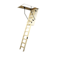 Cagsan Ladder & Access Equipment Cagsan Legna 11-Step Folding Wooden Loft Ladder with 70 × 110cm Frame & 2.8m Reach - CM-CM01-70X110B