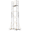Cagsan Ladder & Access Equipment Cagsan Mobile Aluminium Scaffold with Rope-Pulley Height Adjustment | TeleSafe XL Series
