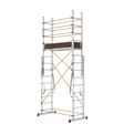 Cagsan Ladder & Access Equipment Cagsan PolySafe 2 × 8 Multi-Purpose Aluminium Scaffold Ladder with Adjustable Platform - CM-PL003