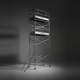 Cagsan Ladder & Access Equipment Cagsan Professional Aluminium Mobile Scaffold with 1200 × 2400mm Platform ProTube LFP Series - CM-PROTUBE-L10