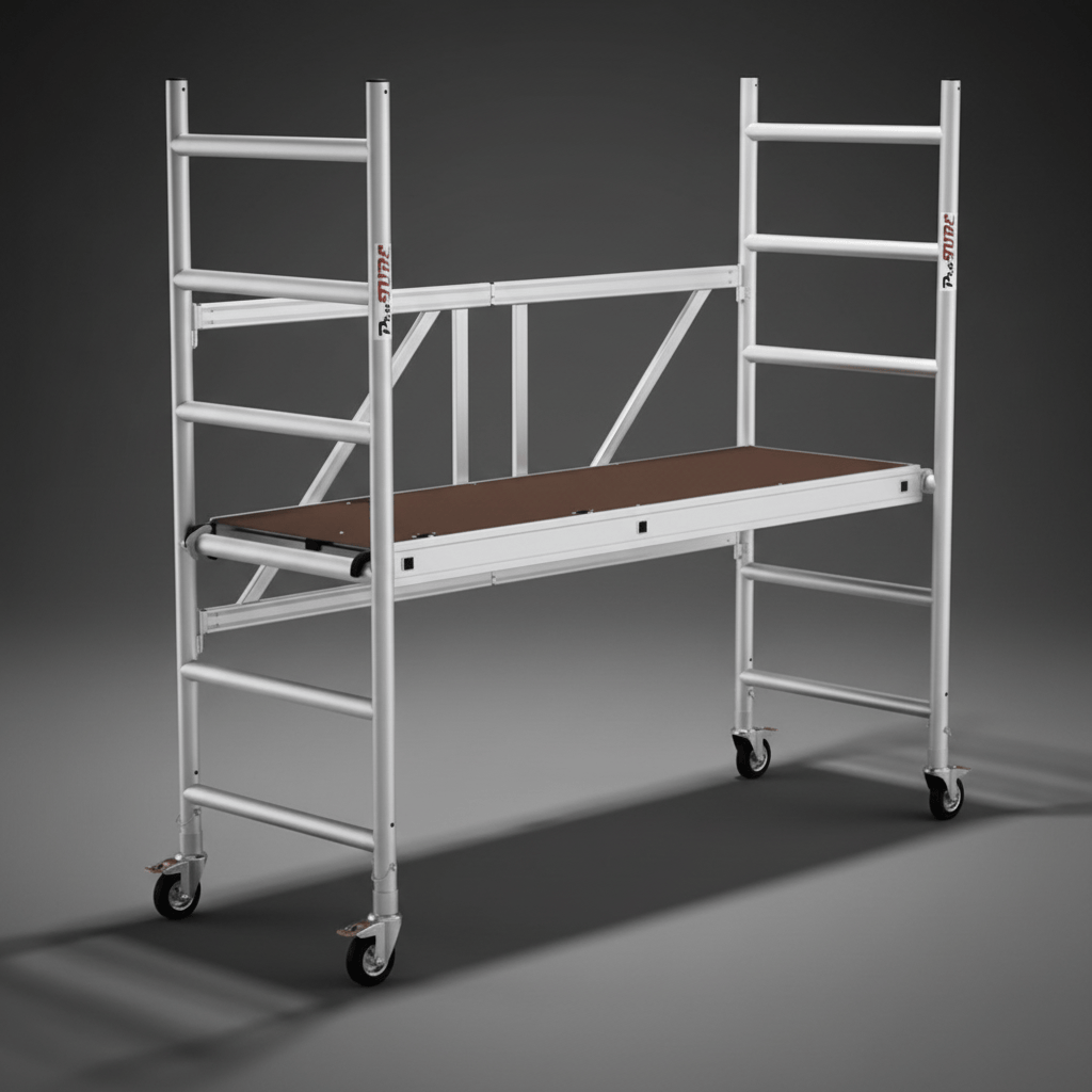 Cagsan Ladder & Access Equipment Cagsan ProTube F90 Folding Aluminium Mobile Scaffold with 2.74m Working Height - CM-PROTUBE-F90