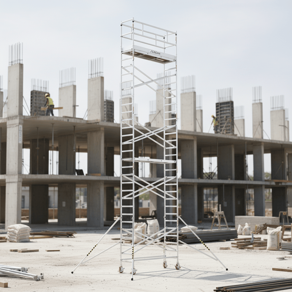 Cagsan Ladder & Access Equipment Cagsan ProTube S10 10.4m Professional Aluminium Mobile Scaffold with 600 × 2400mm Platform - CM-PROTUBE-S10