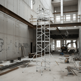 Cagsan Ladder & Access Equipment Cagsan ProTube Solo Mini 6.8m Professional Heavy-Duty Aluminium Mobile Scaffolding System - CM-PT-ST480M-100