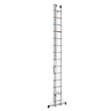 Cagsan Ladder & Access Equipment Cagsan Rope-and-Pulley Aluminium Extension Ladder with Wall Rollers | DuoRope Series