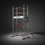 Cagsan Ladder & Access Equipment Cagsan Stella 12-Rung Folding Aluminium Scaffold and Multi-Purpose Ladder - CM-STL206
