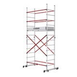 Cagsan Ladder & Access Equipment Cagsan Stella 12-Rung Folding Aluminium Scaffold and Multi-Purpose Ladder - CM-STL206