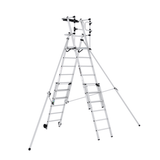 Cagsan Ladder & Access Equipment Cagsan Verox 7-Step Telescopic Folding Aluminium Work Platform with 4.6m Safe Reach - CM-VX7-10