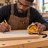 Carpenter using the Coofix 3 m tape measure
