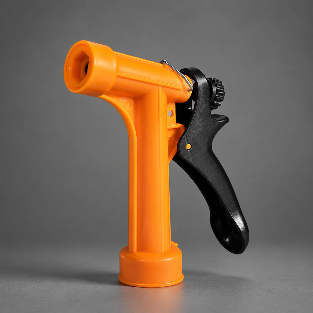 Cinematic orange trigger spray nozzle