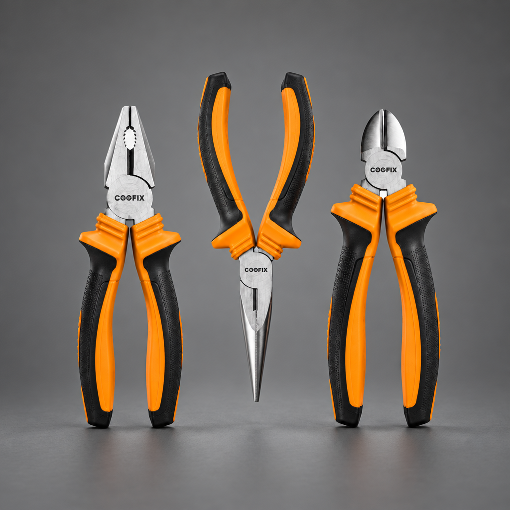 Cinematic three-piece Coofix pliers set