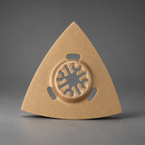 Cinematic triangular oscillating-tool sanding pad