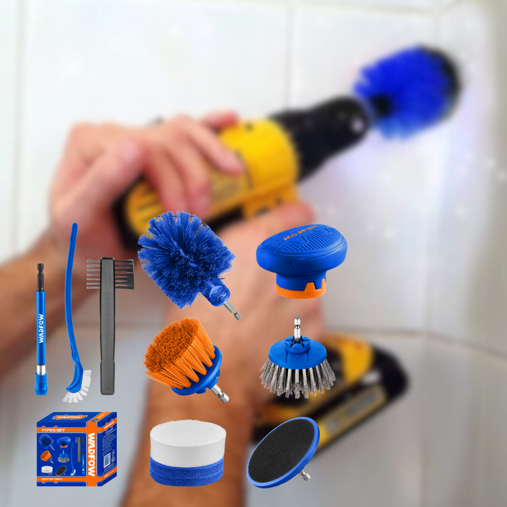 Wadfow 11-Piece Cleaning Brush Set - WND5511