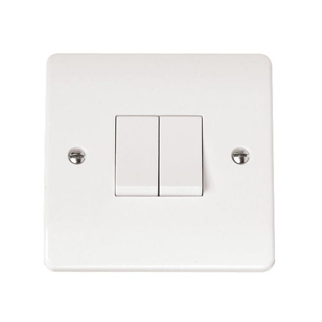 Click Mode Switches & Sockets Click Seera 2 Gang 2 Way Switch