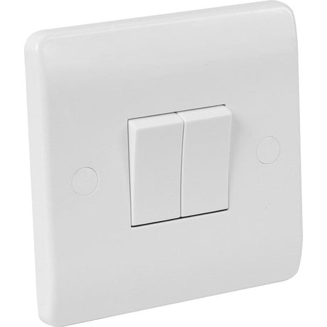 Click Mode Switches & Sockets Click Seera 2 Gang 2 Way Switch