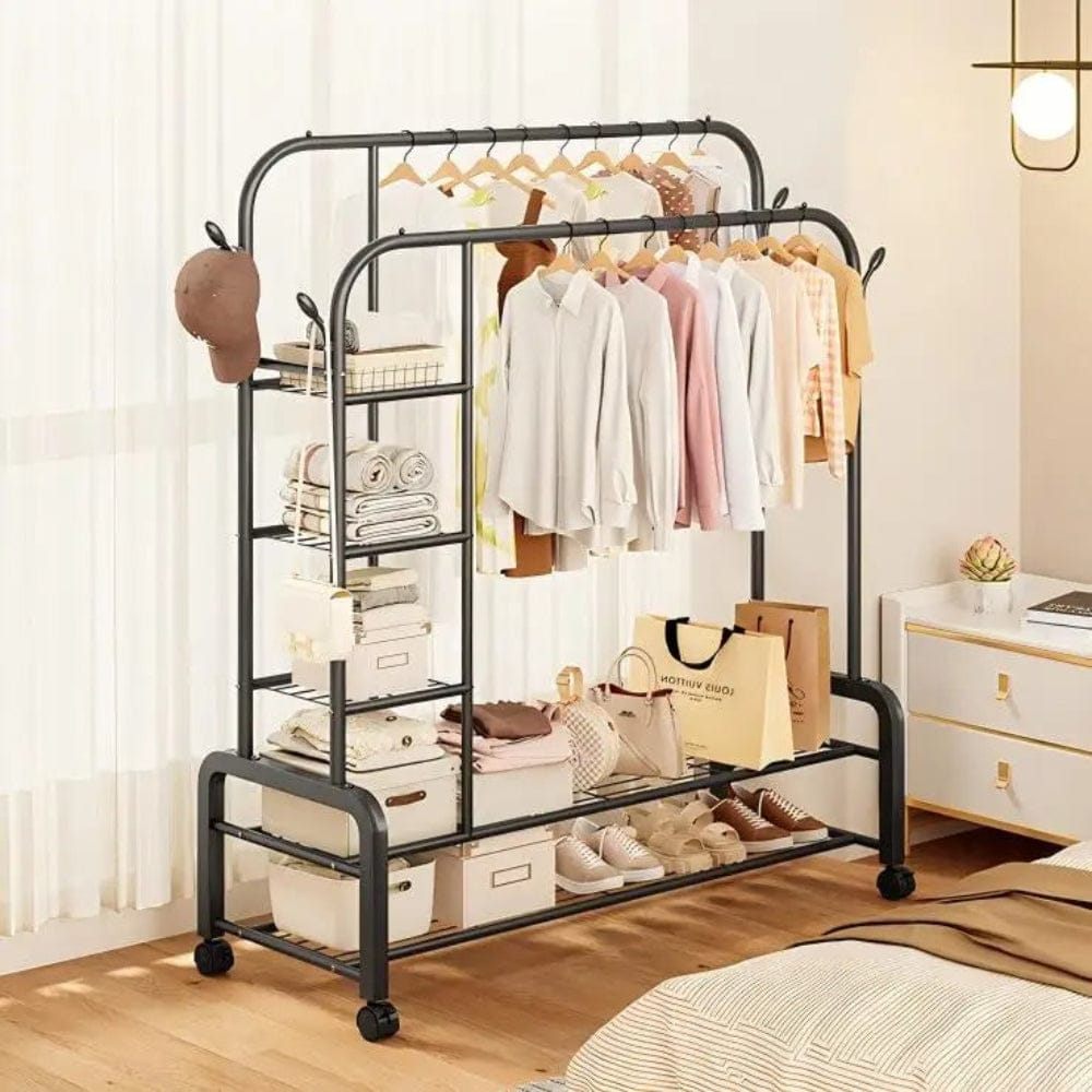 Buy Full Triple & Double Garment Storage Layer Rack | Shop Home ...
