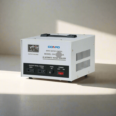Conpo Power Management & Protection Conpo Single Phase Servo-Type AC Automatic Voltage Regulator 1.5kVA - SVC-1500VA