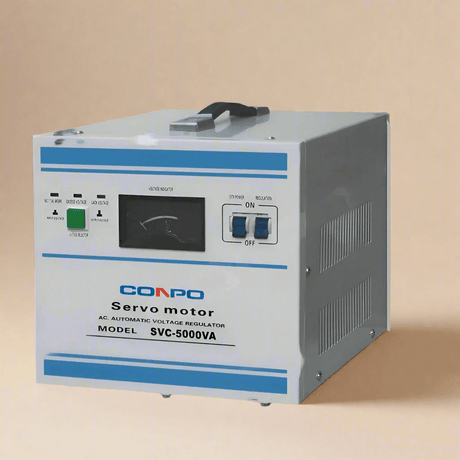 Conpo Power Management & Protection Conpo Single Phase Servo-Type AC Automatic Voltage Regulator 5.0kVA - SVC-5000VA