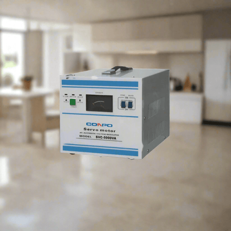 Conpo Power Management & Protection Conpo Single Phase Servo-Type AC Automatic Voltage Regulator 5.0kVA - SVC-5000VA