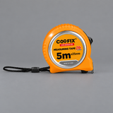 Coofix 5 m × 25 mm tape measure on grey