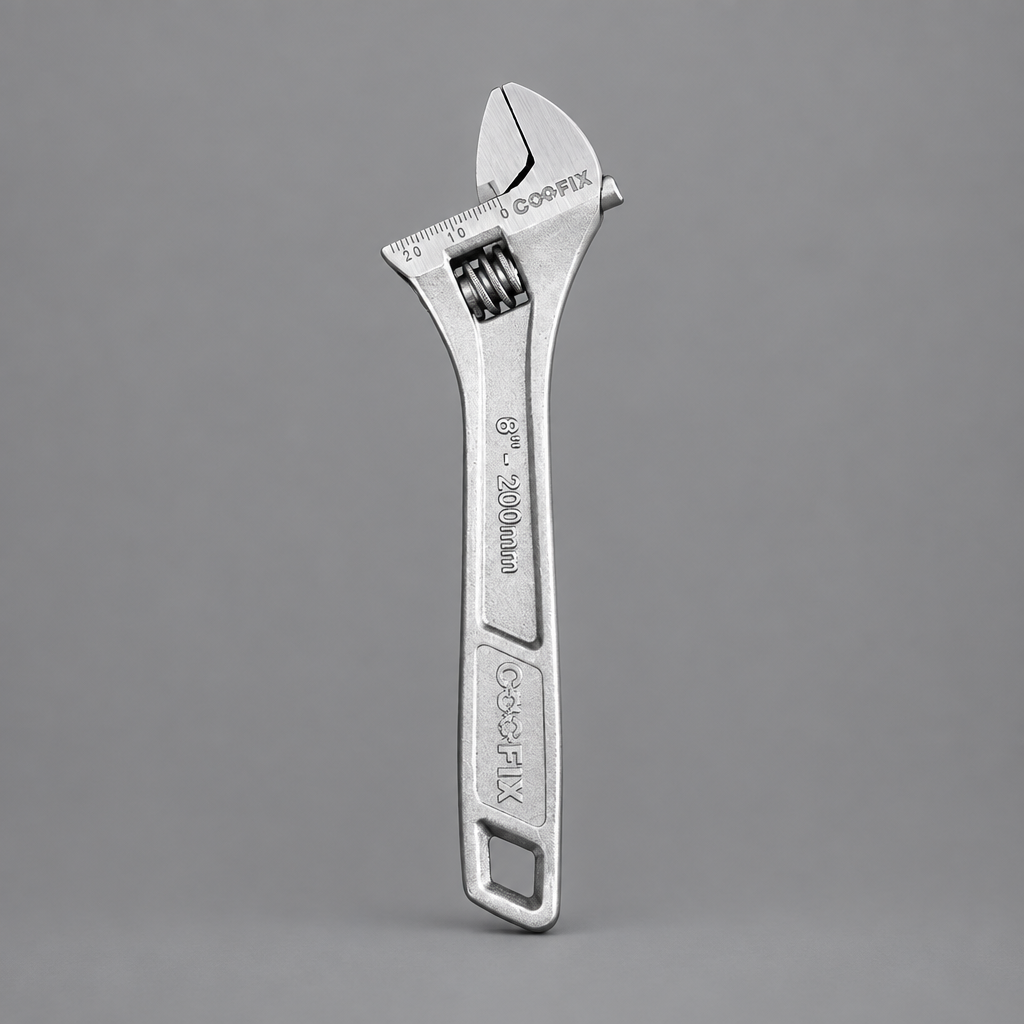 Coofix adjustable wrench on grey