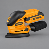 Coofix cordless sander on grey