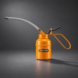 Coofix engine oil can on a cinematic grey background